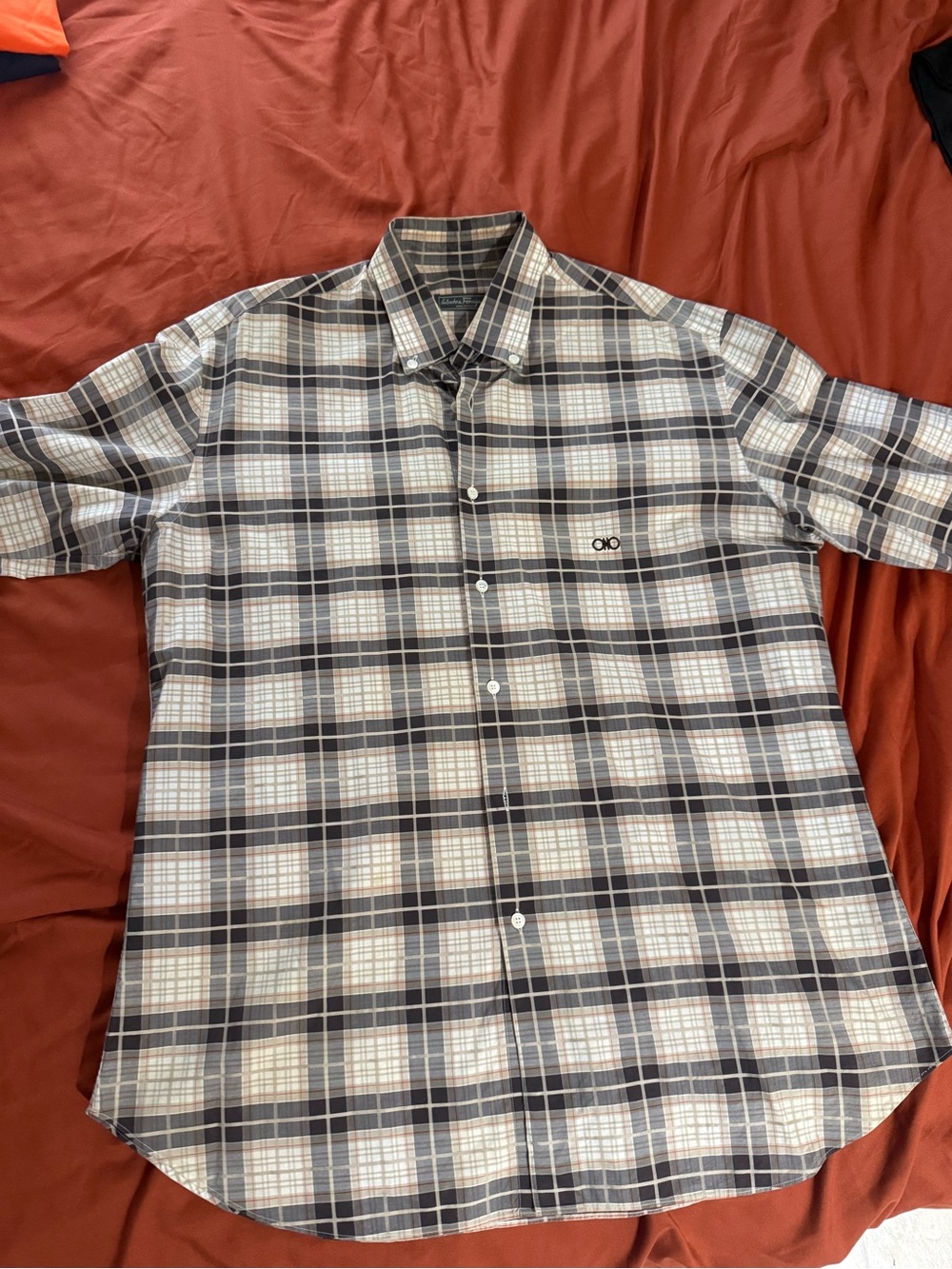 Ferragamo Dress Shirt Size XL True to size